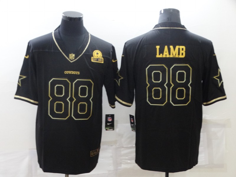 Men's Dallas Cowboys #88 CeeDee Lamb Black Jersey